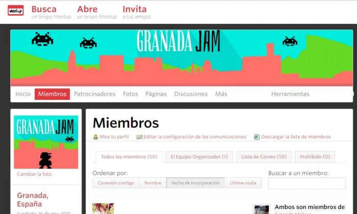 Meetup de Granada Jam – Granada Jam