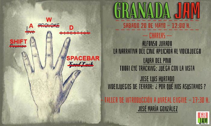 Charlas sobre videojuegos, tapeo y taller de Unreal Engine - Granada Jam