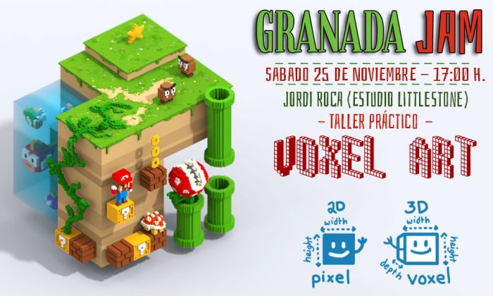 Taller de Voxel Art por Jordi Roca - Granada Jam